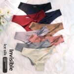 Sheer Comfortable Breathable Sexy Ice-silk Seamless Womens Panties