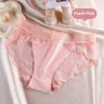 Seamless Ice Silk Underwear Women's Lace Breathable Briefs - Image 7