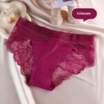 Seamless Ice Silk Underwear Women's Lace Breathable Briefs - Image 6