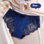 Seamless Ice Silk Underwear Women's Lace Breathable Briefs - Image 8