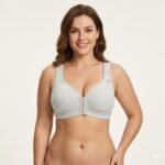 Adjustable Front Closure Push-Up Bra Wire-Free Cross-Back, Seamless & Side Support For Daily Wear, Spring-Summer ComfoMrt Breathable Everyday Breathable Everyday Womenswear Bridal Rider Basic Minimal - Image 2