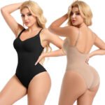 Shapewear Seamless Tummy-Control Bodysuit Contouring Body Shaper Womens Push-Up Jumpsuit