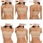 Push Up Strapless Bras For Women Supportive Bandeau Bra Non - Image 5