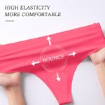 Plus-size Ice-silk Seamless Womens Sports Yoga Panties - Image 4