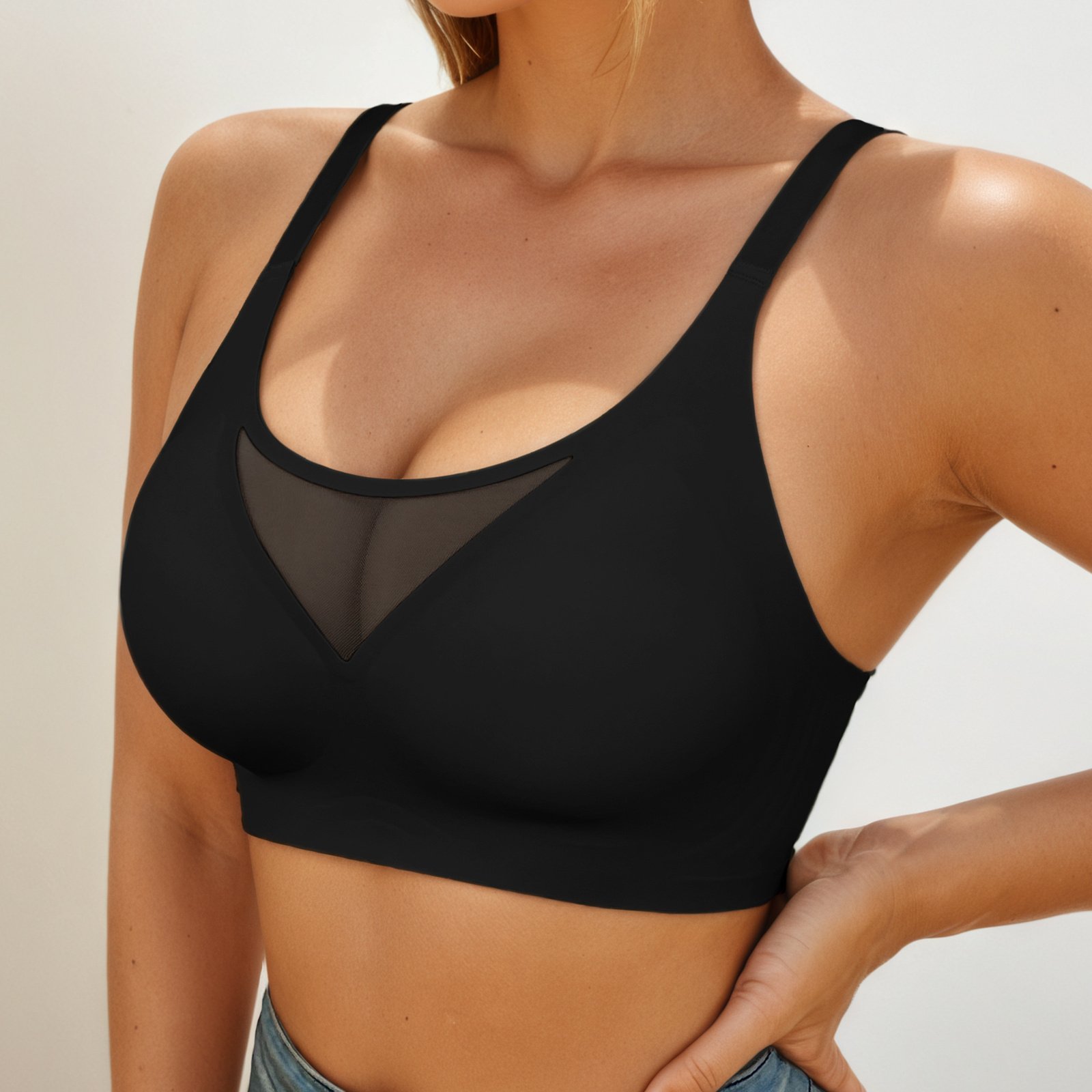 e7676acc-cdc2-4f08-bfcf-7bb2a6b936be.jpg Breathable Mesh Bra - Image 1