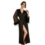 Passion Hot Waist-tight Sexy Cardigan Outerwear Gown Loungewear Suit - Image 2