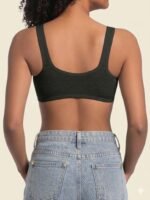 Adjustable Front Closure Push-Up Bra Wire-Free Cross-Back, Seamless & Side Support For Daily Wear, Spring-Summer ComfoMrt Breathable Everyday Breathable Everyday Womenswear Bridal Rider Basic Minimal - Image 8