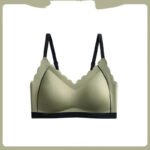 Contrast Color Strap Latex Underwear Seamless Sport Women's Beauty Back - Image 5
