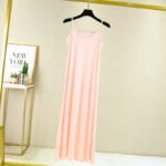 Women's Silk Slip Loose Long Dress - Image 3