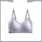 Contrast Color Strap Latex Underwear Seamless Sport Women's Beauty Back - Image 4