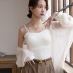 One-piece Push Up Breast Holding Long Underwear Spaghetti-strap Slip - Image 3