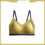 Contrast Color Strap Latex Underwear Seamless Sport Women's Beauty Back - Image 3
