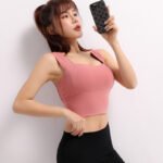 Yoga Crop Top For Women Sports Bra Sexy Underwear Push Up Bras Solid Athletic Vest Gym Fitness Shirt Sport Running Sportswear - Image 3
