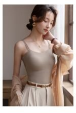 One-piece Push Up Breast Holding Long Underwear Spaghetti-strap Slip - Image 10