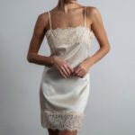 Lace Slip Dress Chic And Sexy With Lace Paneling - Image 2