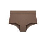 Unisex Sport Boyshorts Underwear EU Sizing,Cotton Neutral Aesthetic Sexy High Cut Briefs, Warm Earth Tones Solid Color Panties - Image 8