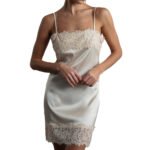 Lace Slip Dress Chic And Sexy With Lace Paneling - Image 5