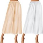 Womens Satin Patchwork Lace-Lined Slip Dress - Image 3