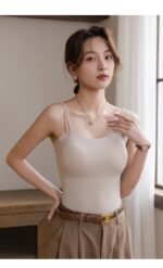 One-piece Push Up Breast Holding Long Underwear Spaghetti-strap Slip - Image 8