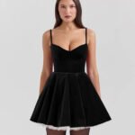 Retro-chic Sexy Backless Slip Dress