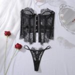 Fishbone Slimming Body Shaping Sexy Lingerie Set - Image 6