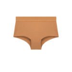 Unisex Sport Boyshorts Underwear EU Sizing,Cotton Neutral Aesthetic Sexy High Cut Briefs, Warm Earth Tones Solid Color Panties - Image 9
