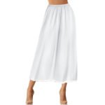Womens Satin Patchwork Lace-Lined Slip Dress - Image 6