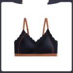 Contrast Color Strap Latex Underwear Seamless Sport Women's Beauty Back - Image 6