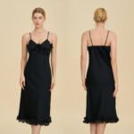 French-style Minimalist Luxury Slip Dress For Women