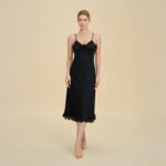 French-style Minimalist Luxury Slip Dress For Women - Image 3