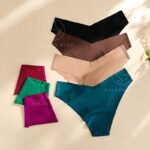 Seamless Ice Silk Underwear Women's Cotton Crotch Breathable Underwear - Image 2