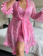Sexy Sheer Lace Slip Dress For Intimate Wear - Image 7
