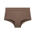 Unisex Sport Boyshorts Underwear EU Sizing,Cotton Neutral Aesthetic Sexy High Cut Briefs, Warm Earth Tones Solid Color Panties - Image 5