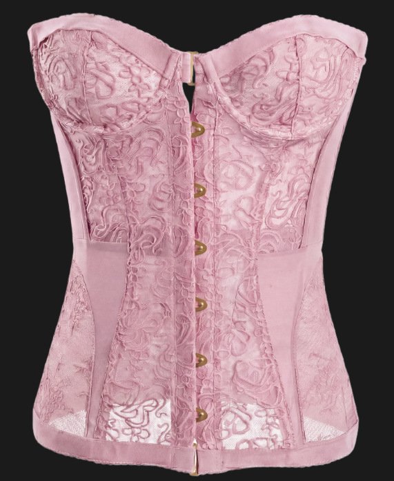 9f9a2192-affd-4071-a0d2-2a43d06e1a23.jpg Sexy Lace Corset Top, Hot Girl Sweet-cool Style, Off-shoulder Strapless Vest For Women-pink - Image 1