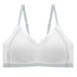 Contrast Color Strap Latex Underwear Seamless Sport Women's Beauty Back - Image 2