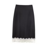 Lace-trimmed Silk-satin Slip Dress Set - Image 9