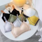 Contrast Color Strap Latex Underwear Seamless Sport Women's Beauty Back - Image 9
