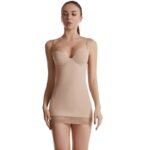 Tummy Control Cupped Full Slip Shapewear Dress | Sculpting Body Shaper - Image 5