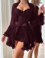 Sexy Sheer Lace Slip Dress For Intimate Wear - Image 8