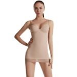 Tummy Control Cupped Full Slip Shapewear Dress | Sculpting Body Shaper - Image 2