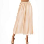 Womens Satin Patchwork Lace-Lined Slip Dress - Image 8