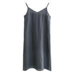 Pure Linen Slip Dress Simple Inner Wear Skirt Niche Vacation Style - Image 6
