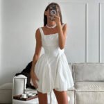 Women's Design Sense Slip Dress Backless - Image 7