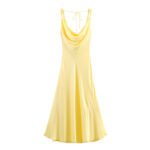 European And American-style Silk-satin Slip Dress With A Designer Aesthetic - Image 3