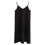 Pure Linen Slip Dress Simple Inner Wear Skirt Niche Vacation Style - Image 5