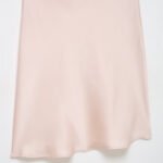 Fashionable Silk-textured Lace-panelled Slip Dress - Image 4