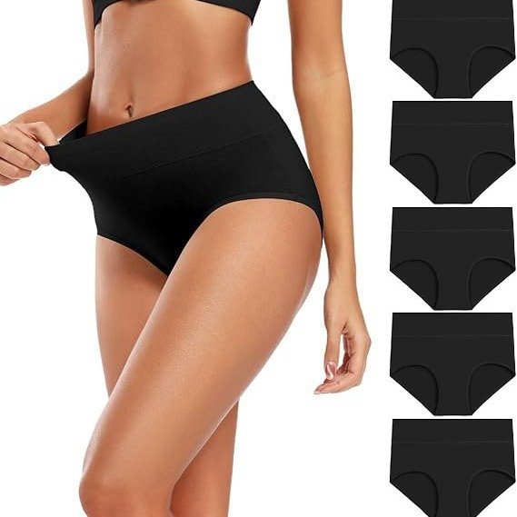 f2ec8780-51b9-4c02-9a82-2e39f759edf8.jpg Women's Underwear High Waist Shaping Underwear Plus Size - Image 1