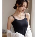 One-piece Push Up Breast Holding Long Underwear Spaghetti-strap Slip - Image 4