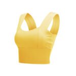 Yoga Crop Top For Women Sports Bra Sexy Underwear Push Up Bras Solid Athletic Vest Gym Fitness Shirt Sport Running Sportswear - Image 5
